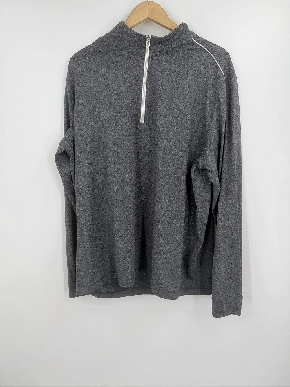 johnnie-O Motion Performance Quarter-Zip Pullover Gray XXL